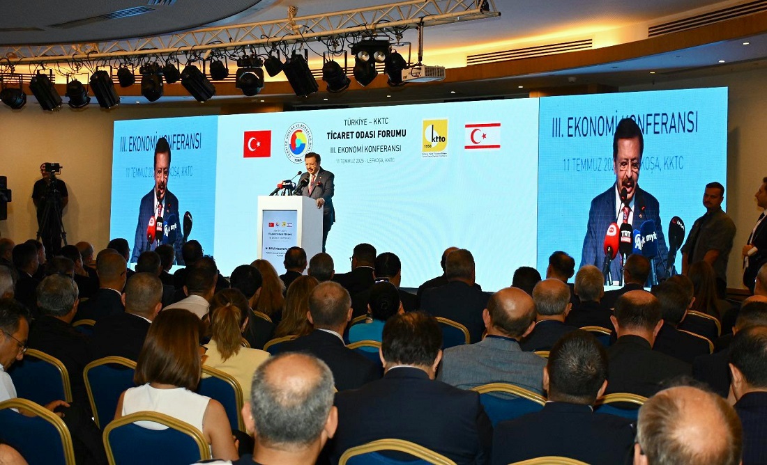 Hisarcıklıoğlu, Türkiye – KKTC Ticaret Odası Forumu Ekonomi Konferansı’na katıldı