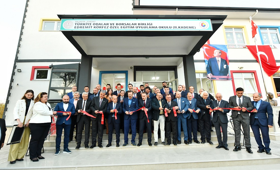 TOBB Edremit Körfez Özel Eğitim Uygulama Okulu hizmete açıldı