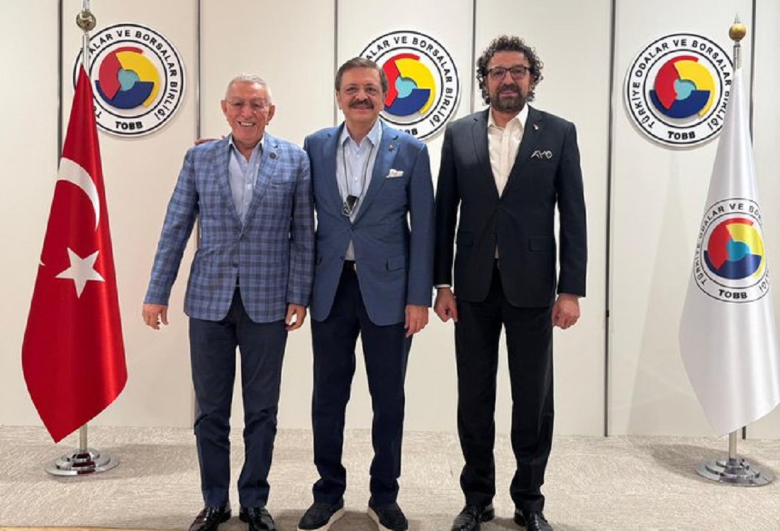 Şekeroğlu ve Büyükhelvacıgil’den TOBB’a ziyaret