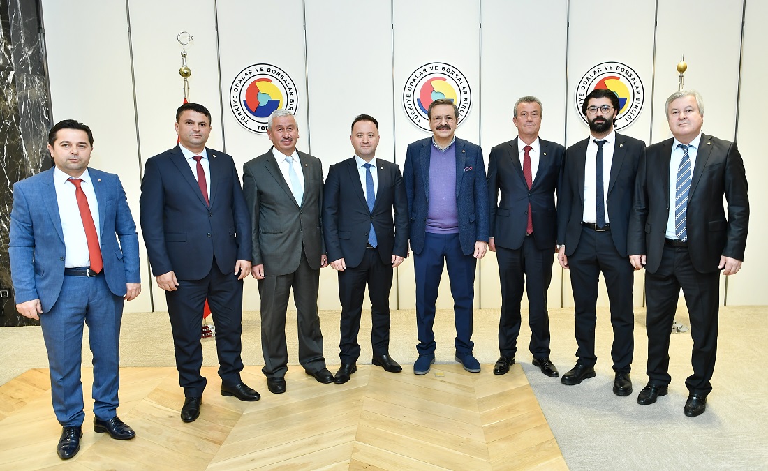 Alaplı Ticaret ve Sanayi Odası’ndan Hisarcıklıoğlu’na ziyaret