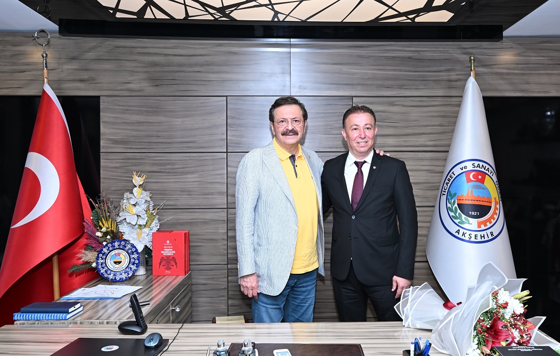 Hisarcıklıoğlu, Akşehir TSO’yu ziyaret etti