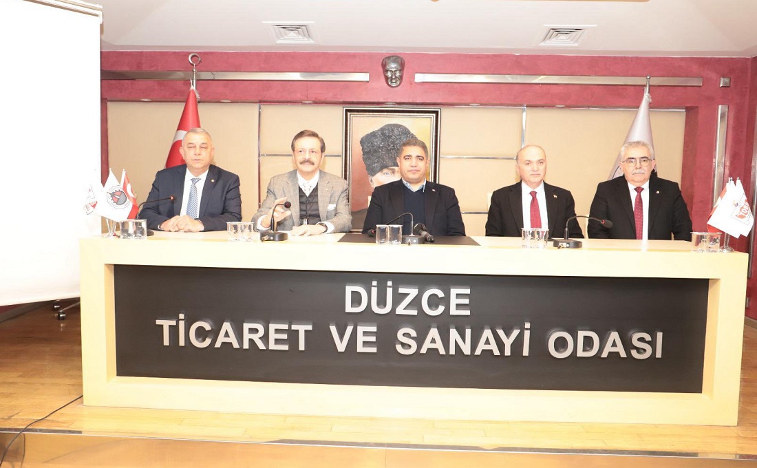 Hisarcıklıoğlu, Düzce TSO’yu ziyaret etti