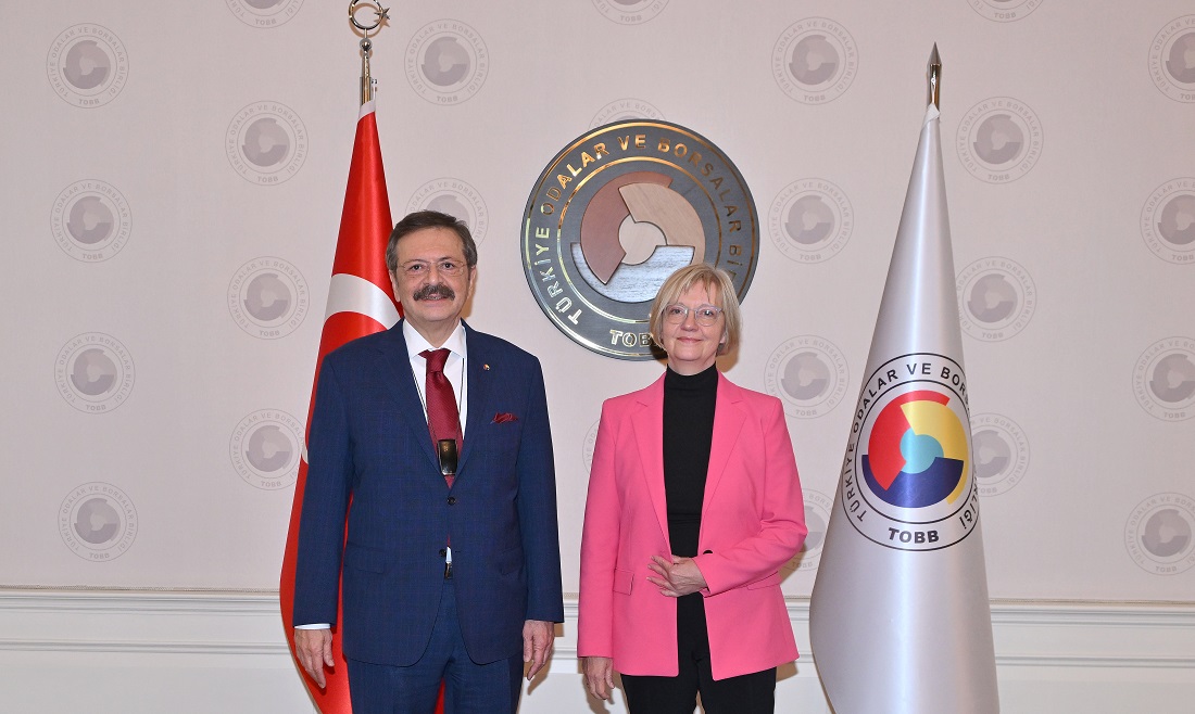 Hisarcıklıoğlu, Almanya’nın Ankara Büyükelçisi Sorg ile görüştü