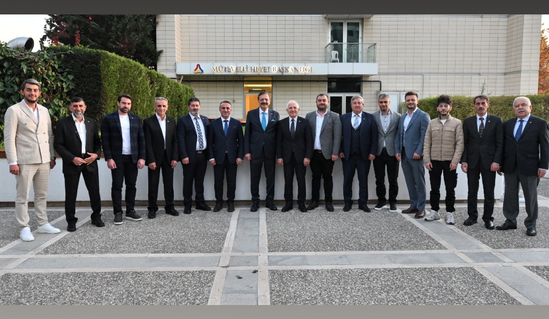 Gümüşhane TSO heyetinden Hisarcıklıoğlu’na ziyaret