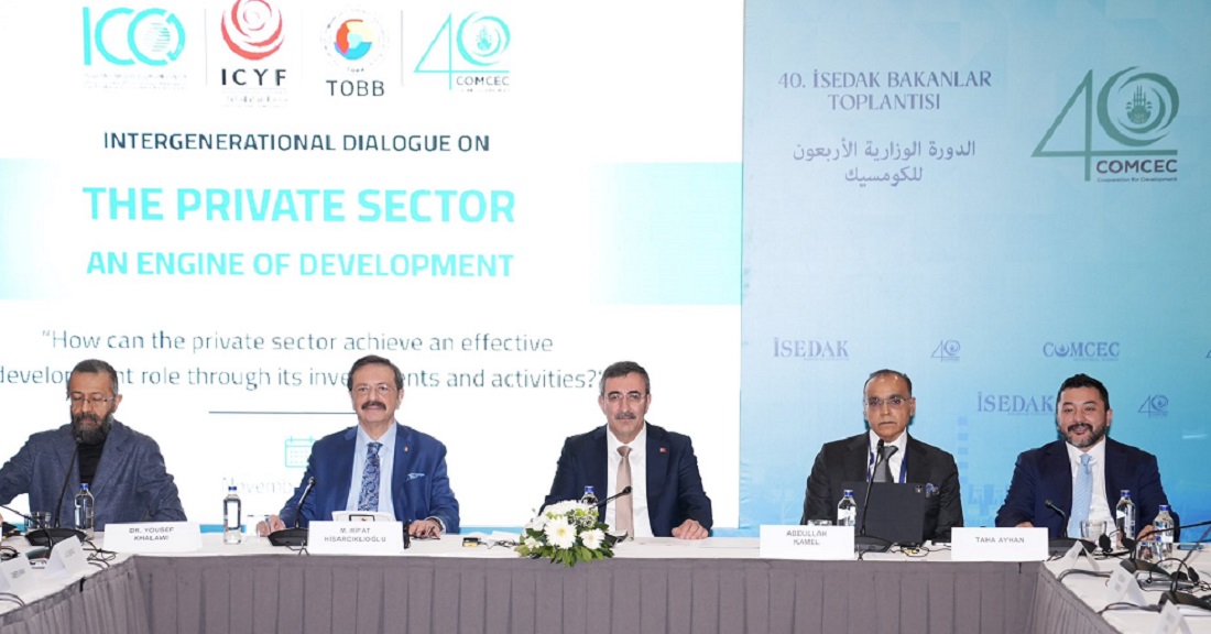 Hisarcıklıoğlu, “Kalkınmanın İtici Gücü Özel Sektör” konulu toplantıya katıldı