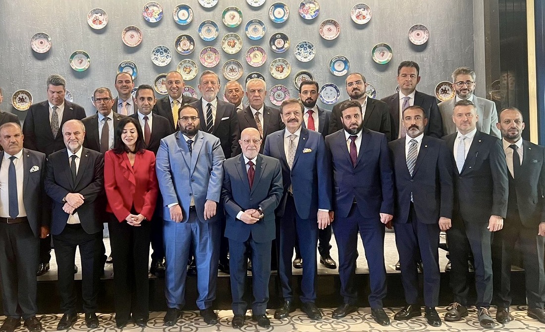 Hisarcıklıoğlu Şam’da Suriye Ekonomi ve Sanayi Bakanı Şaar ile görüştü