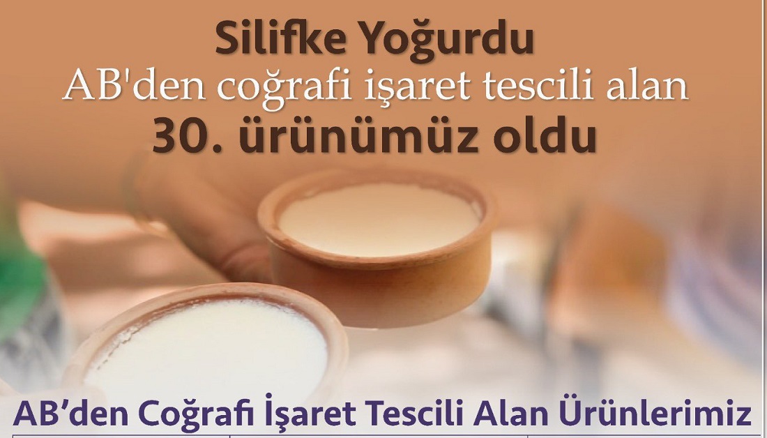 Silifke yoğurdu AB’den coğrafi işaret tescili aldı