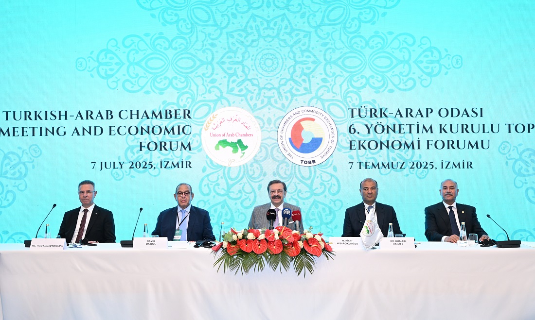Türk-Arap Odası Yönetim Kurulu Toplantısı ve Ekonomi Forumu İzmir’de gerçekleştirildi