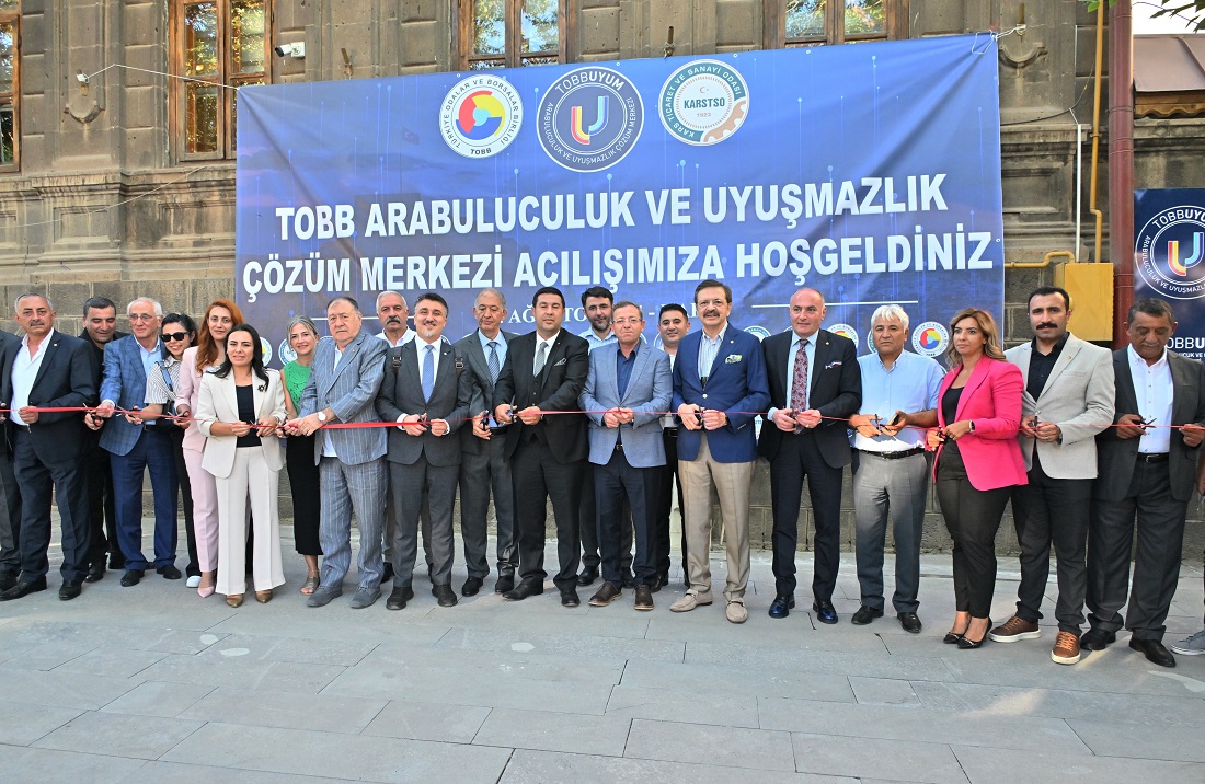 Kars TOBB UYUM Tahkim ve Arabuluculuk Merkezi açıldı