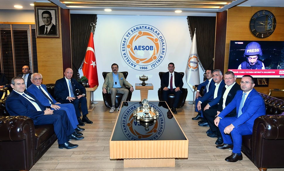 Hisarcıklıoğlu AESOB’u ziyaret etti