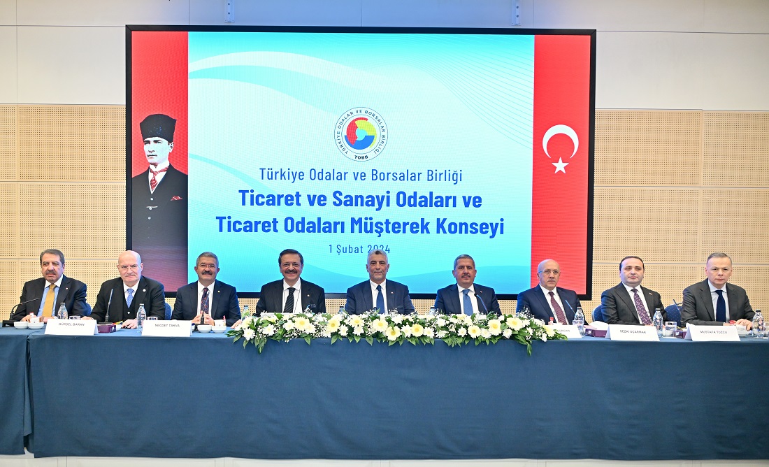 TOBB Ticaret ve Sanayi Odaları ile Ticaret Odaları Müşterek Konseyi toplandı