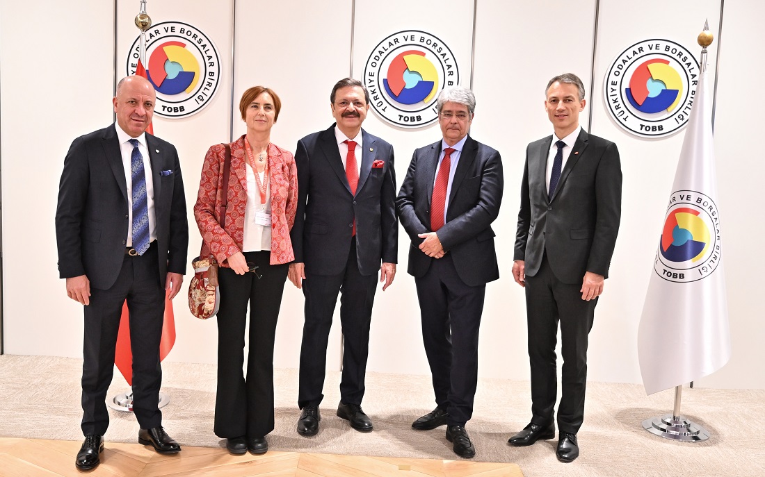 Hisarcıklıoğlu, Avusturya Ekonomi Odası heyeti ile görüştü