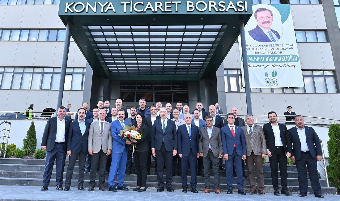 Konya Ticaret Borsası ev sahipliğinde Bölge Oda-Borsa Başkanları ile istişare toplantısı