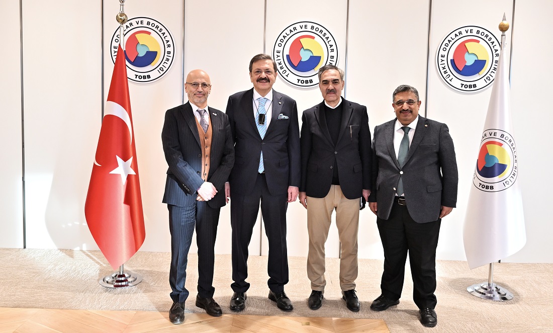 Tatvan TSO Başkanı Adabağ, İstanbul SO Meclis Üyesi Fırat ve Ahlat eski Belediye Başkanı Çoban’ı kabul