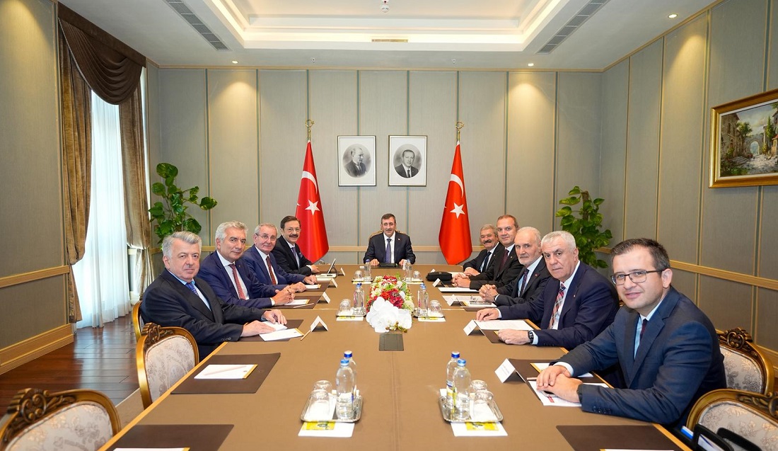 Cumhurbaşkanı Yardımcısı Cevdet Yılmaz’ı ziyaret