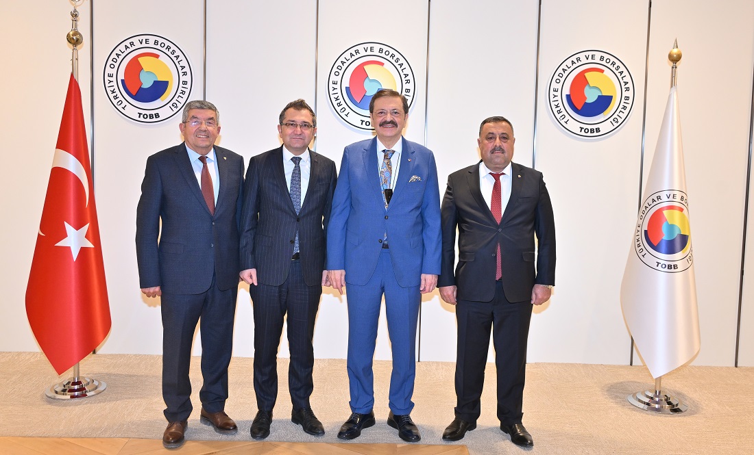 Karapınar heyetinden Hisarcıklıoğlu’na ziyaret