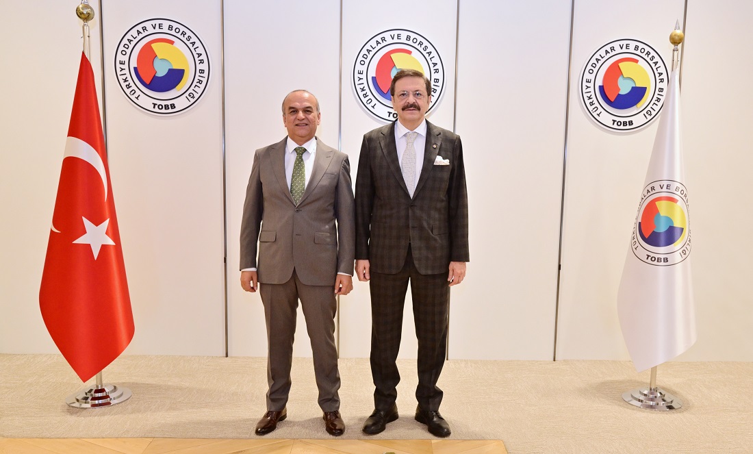 Hisarcıklıoğlu, Tacikistan’ın Ankara Büyükelçisi İmomi ile görüştü