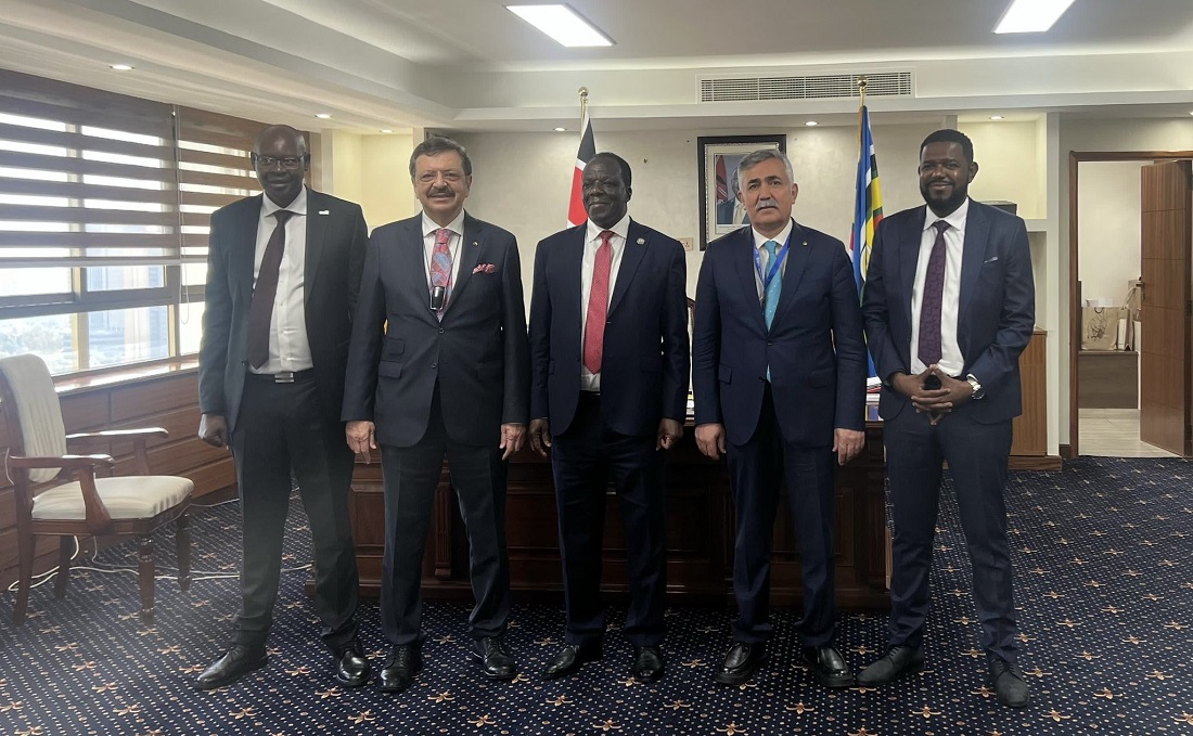 Hisarcıklıoğlu, Kenya Mikro ve Küçük İşletmeler, Kooperatifler Bakanı Oparanya ile görüştü
