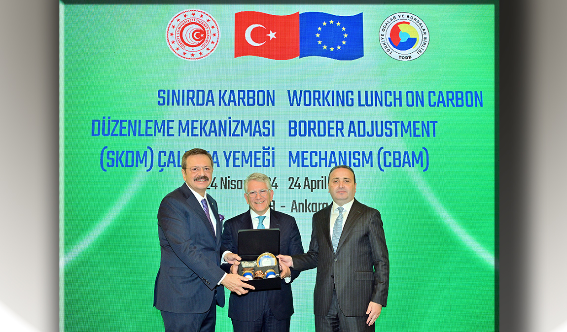 Sınırda Karbon Düzenleme Mekanizması çalışma yemeği TOBB’da yapıldı