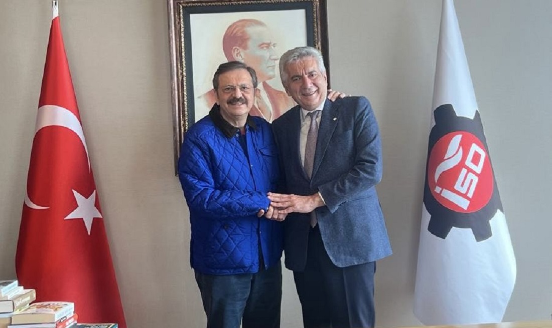 Hisarcıklıoğlu, İstanbul SO Başkanı Bahçıvan’ı ziyaret etti