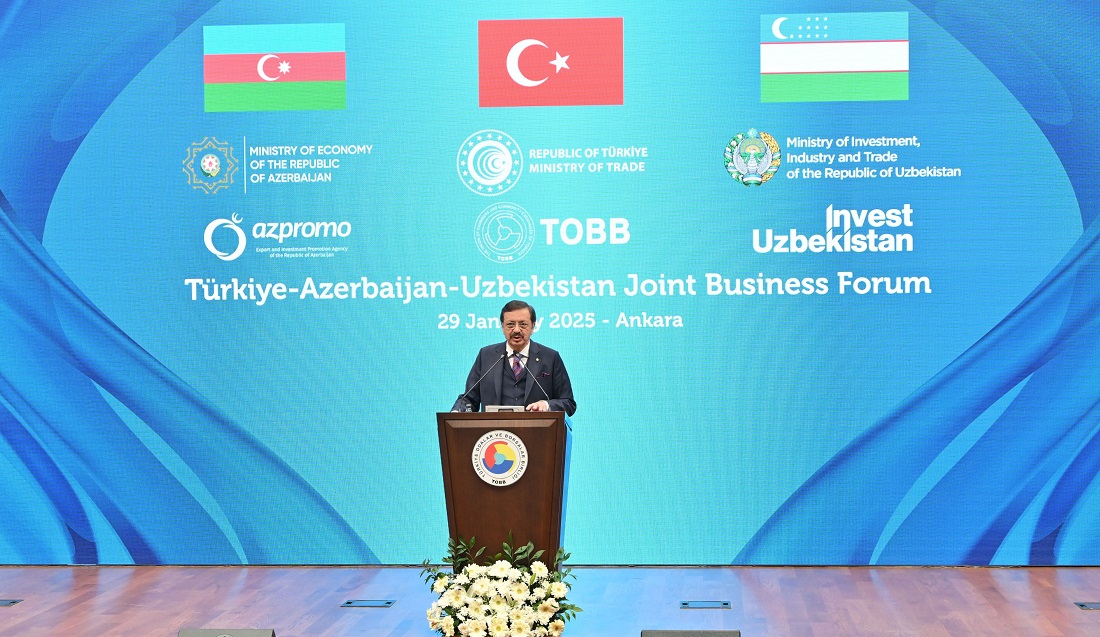 Türkiye-Azerbaycan-Özbekistan iş dünyaları ‘işbirliği’ için buluştu