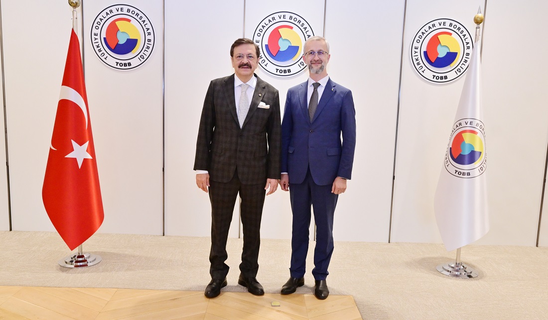 Hisarcıklıoğlu, Ukrayna Ankara Büyükelçisi Dzhelialov ile görüştü