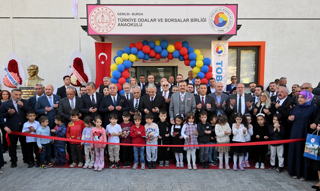Gemlik TOBB Anaokulu hizmete açıldı