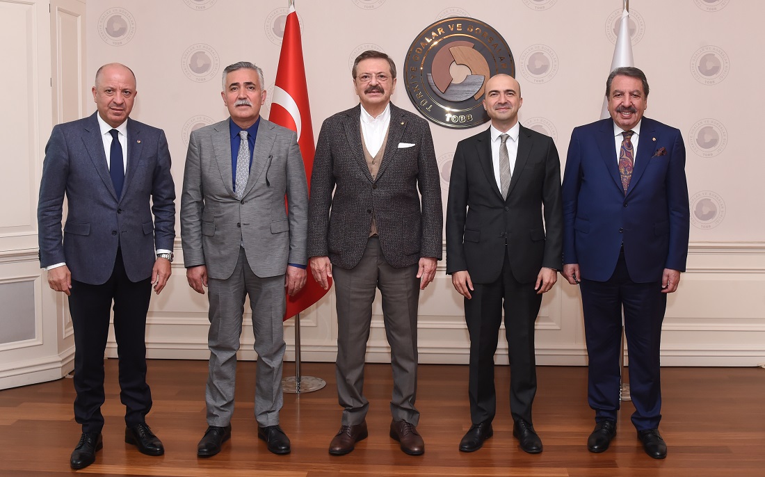 Hisarcıklıoğlu, KOSGEB Başkanı İbrahimcioğlu’nu misafir etti