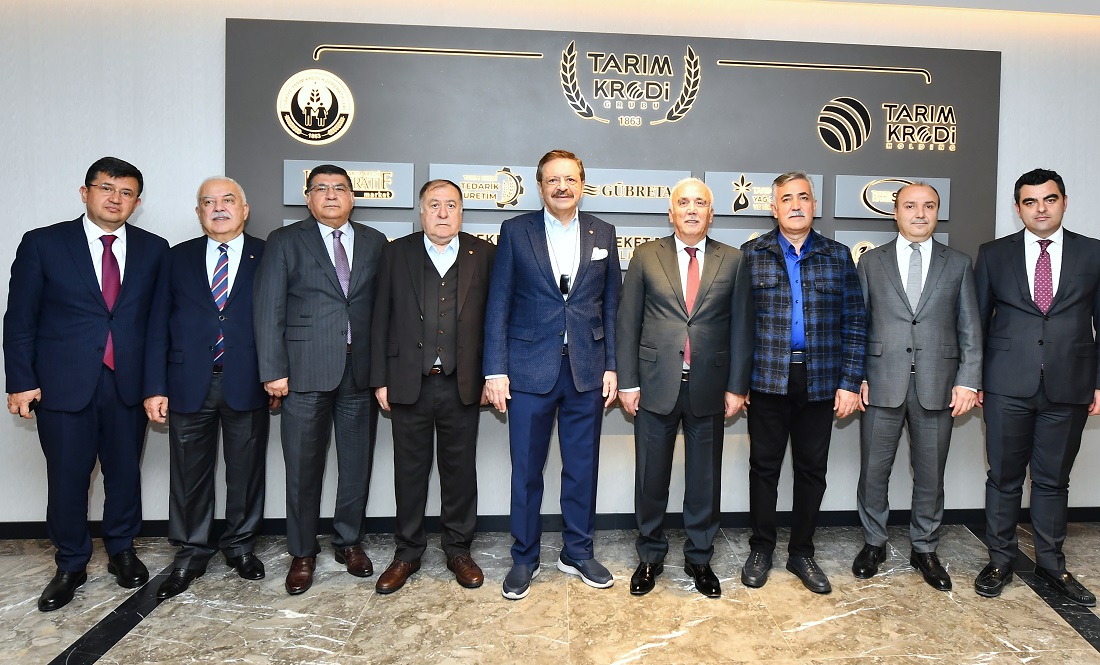 Tarım Kredi Genel Müdürü Hüseyin Aydın’a ziyaret