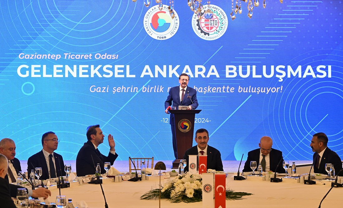 Gaziantepliler TOBB’da buluştu