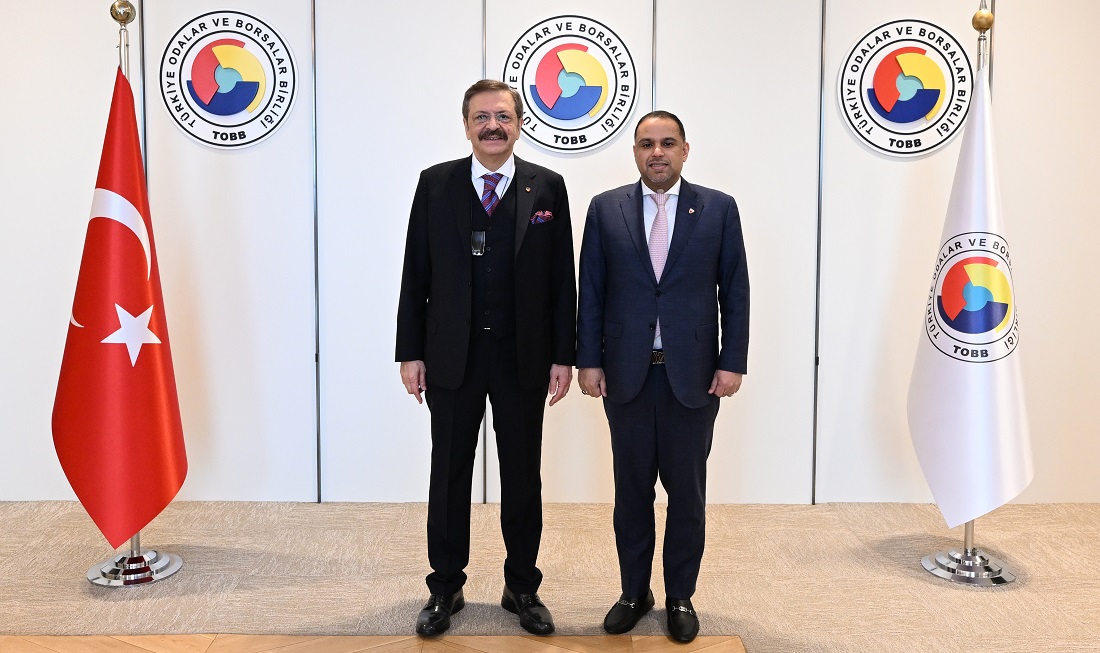 Hisarcıklıoğlu, Bahreyn’in Ankara Büyükelçisi Marzooq ile görüştü