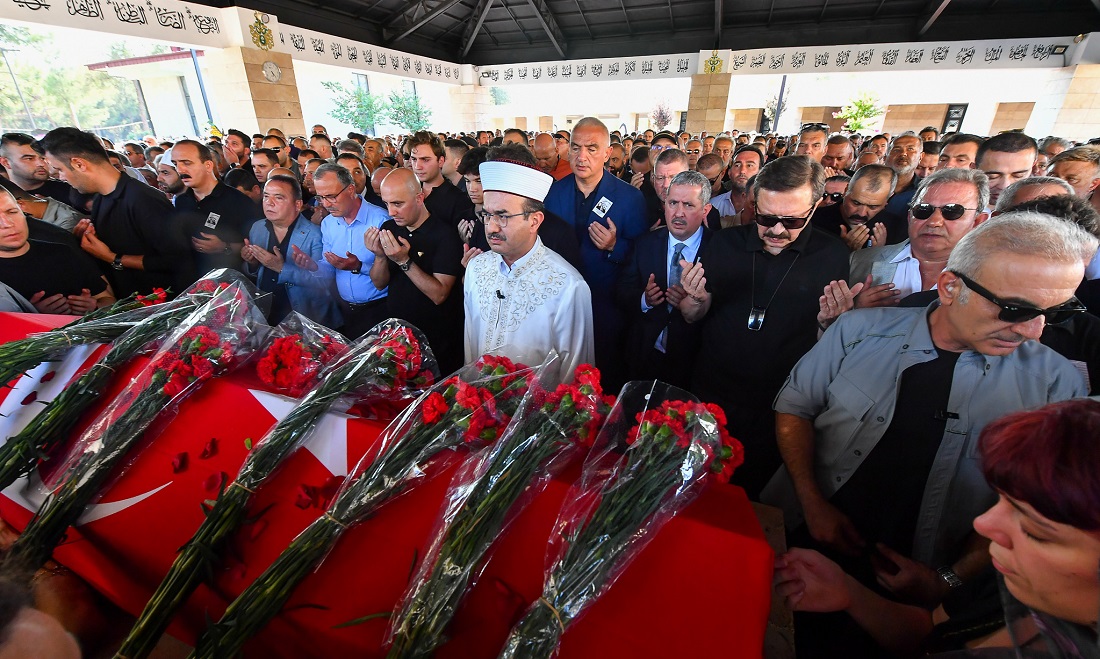 Antalya TSO Başkanı Ali Bahar son yolculuğuna uğurlandı