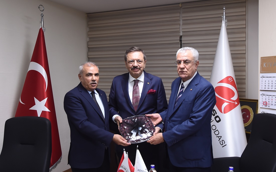 Hisarcıklıoğlu, Adana Sanayi Odası’nı ziyaret etti