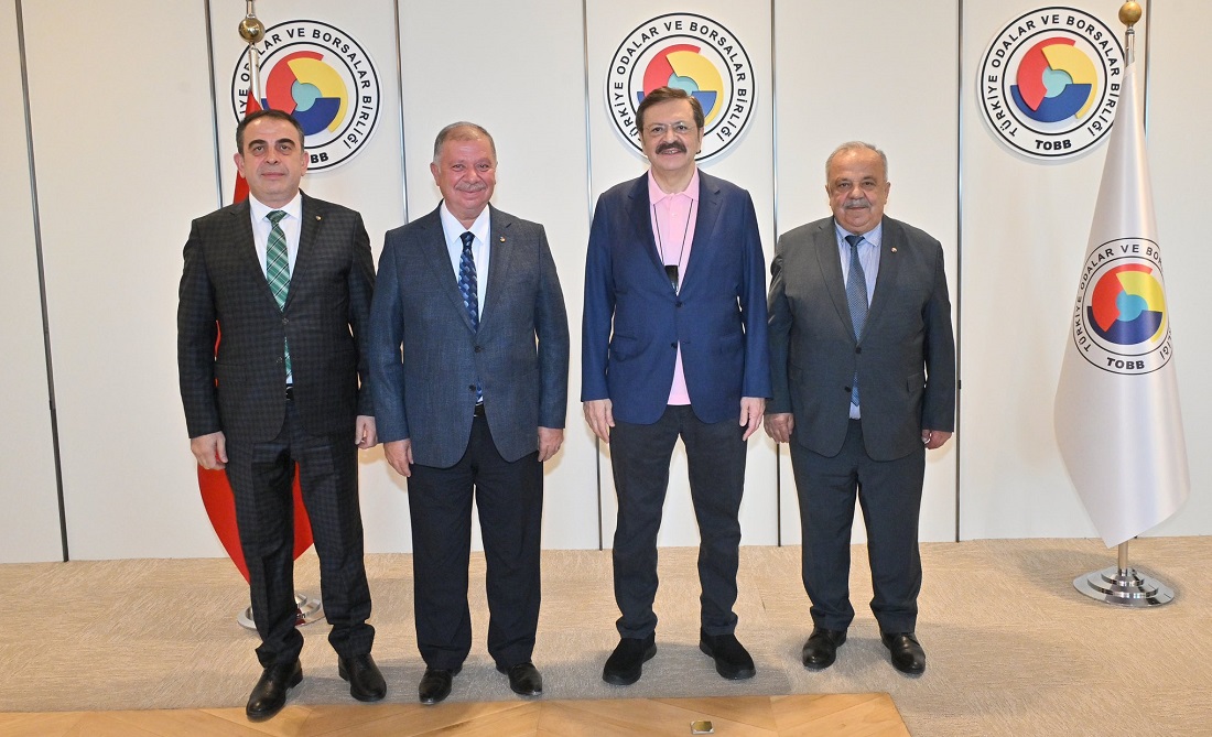 Isparta TSO Başkanı Çelik, Hisarcıklıoğlu’nu ziyaret etti