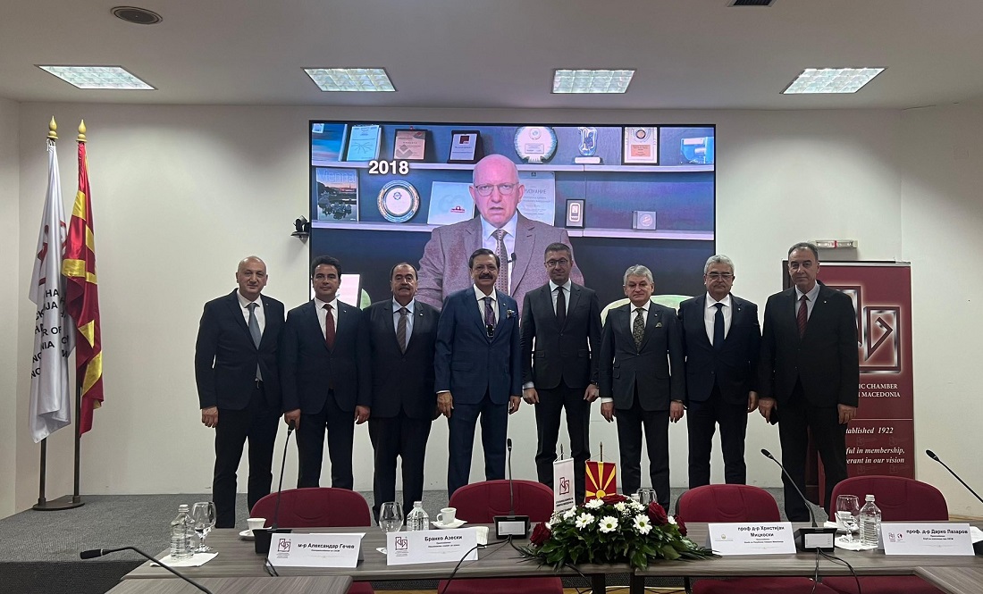 Hisarcıklıoğlu, Kuzey Makedonya Başbakanı Mickoski ile görüştü