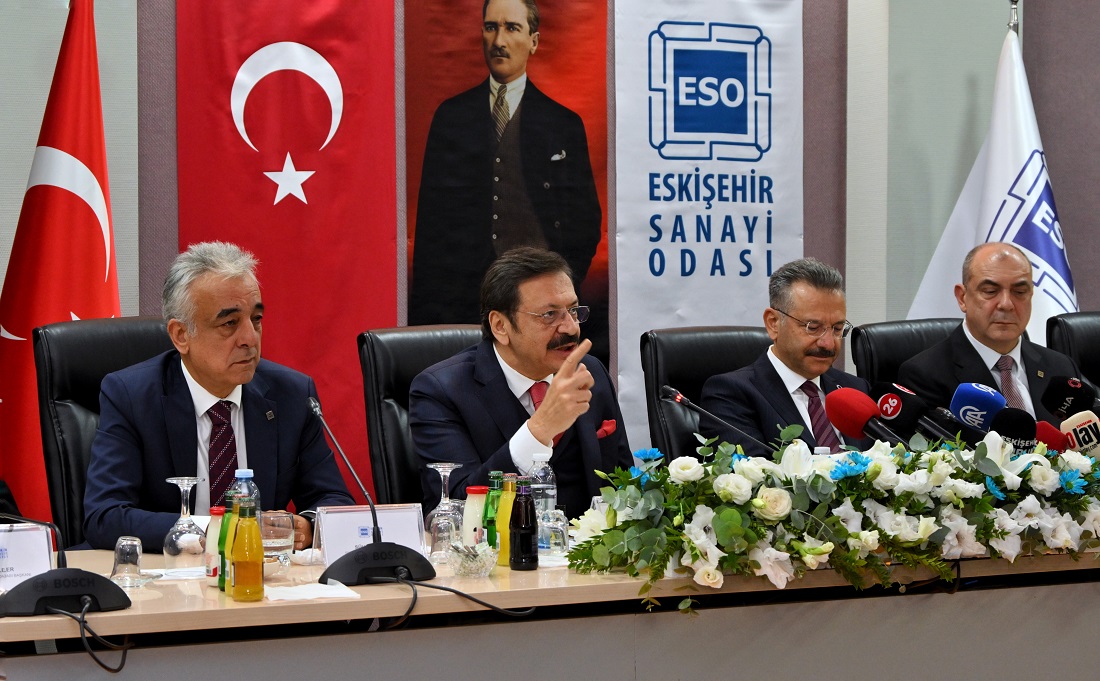 Hisarcıklıoğlu Eskişehir SO Meclis Üyeleri ile buluştu