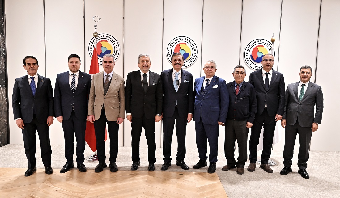 Ekonomi Politikası Komisyonu’ndan Hisarcıklıoğlu’na ziyaret