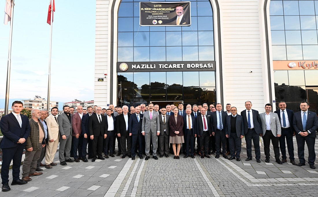 Nazilli Ticaret Borsası’nı ziyaret