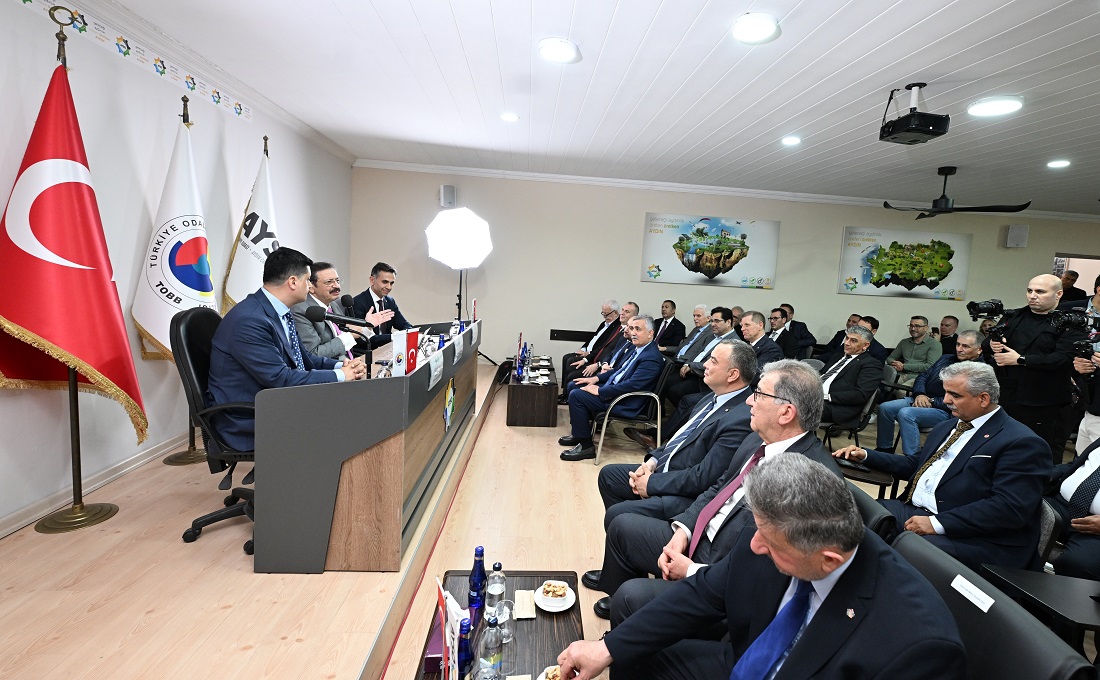 Hisarcıklıoğlu, Aydın Sanayi Odası’nı ziyaret etti