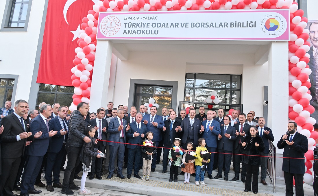Yalvaç TOBB Anaokulu hizmete açıldı