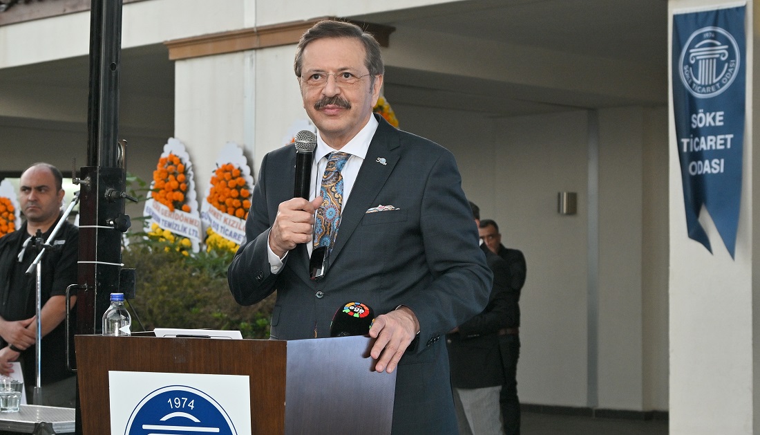 Hisarcıklıoğlu, Söke Ticaret Odası 50. Kuruluş Yıldönümü Töreni’ne katıldı