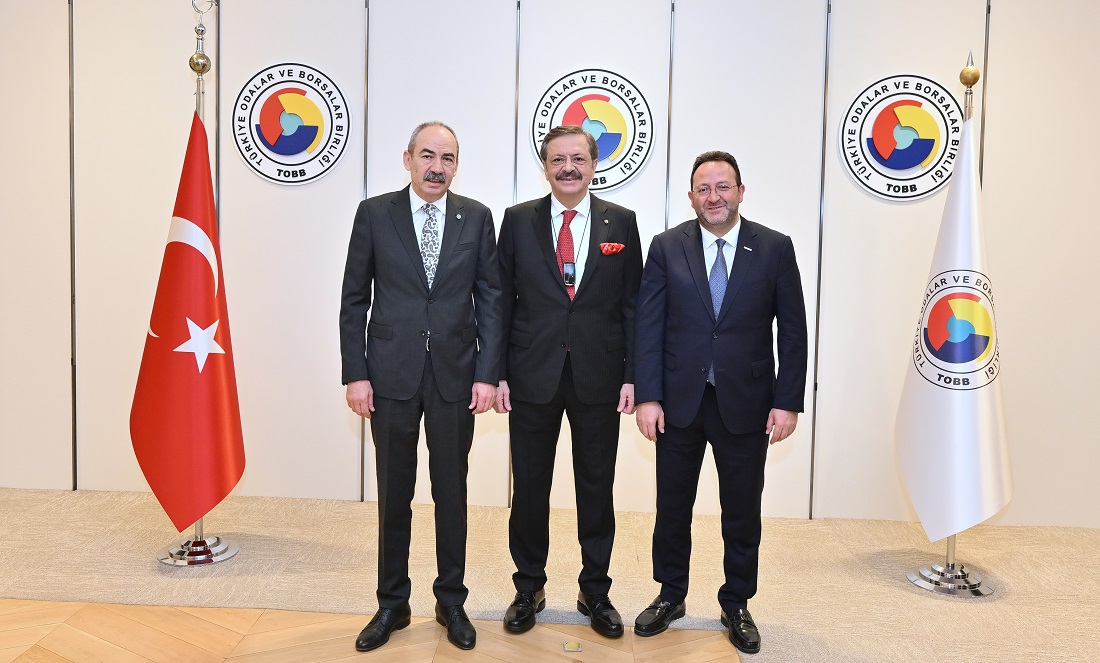Kayseri TO Başkanı Gülsoy ve MÜSİAD Kayseri Başkanı Akmermer’i kabul