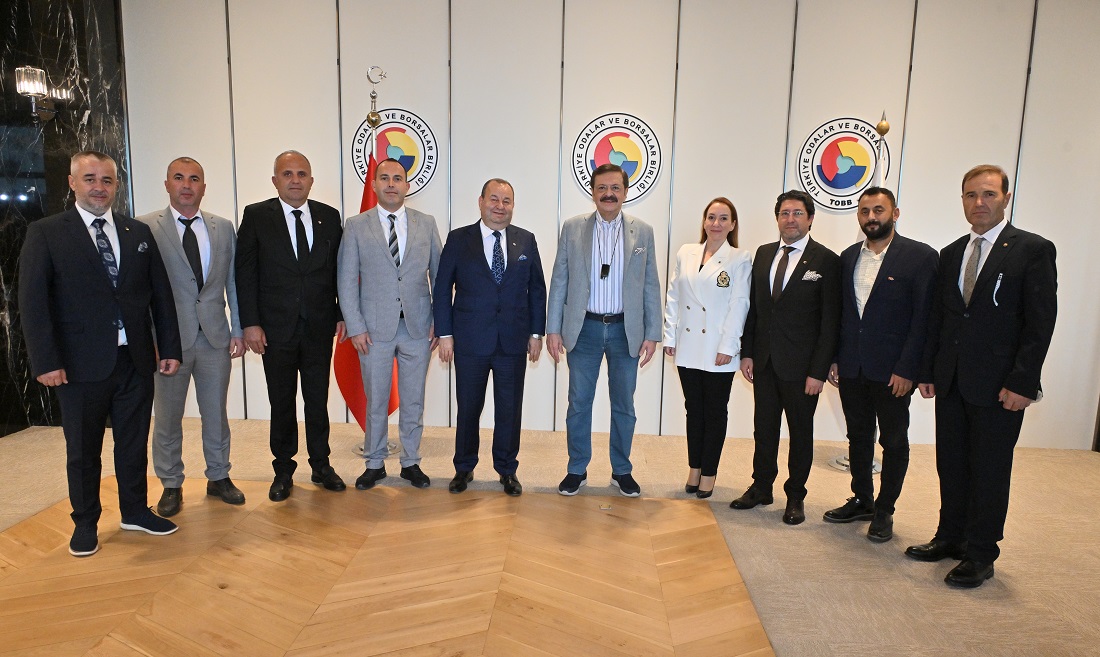 Hisarcıklıoğlu Biga TSO Başkanı Doğan’ı kabul etti