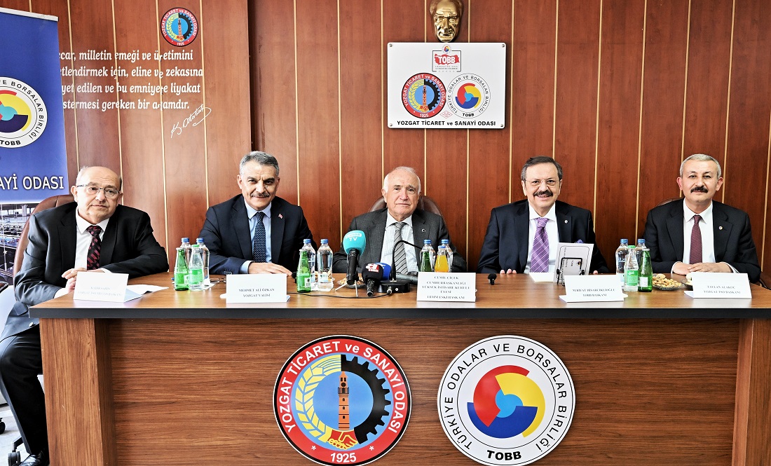 Hisarcıklıoğlu, Yozgat TSO’yu ziyaret etti