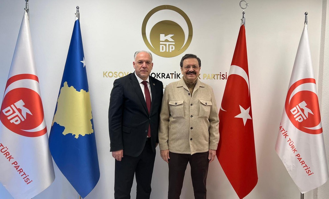 Hisarcıklıoğlu, Kosova Cumhuriyeti Başbakan Yardımcısı Fikrim Damka ile görüştü