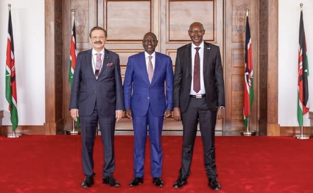 Hisarcıklıoğlu, Kenya Devlet Başkanı Ruto ile görüştü
