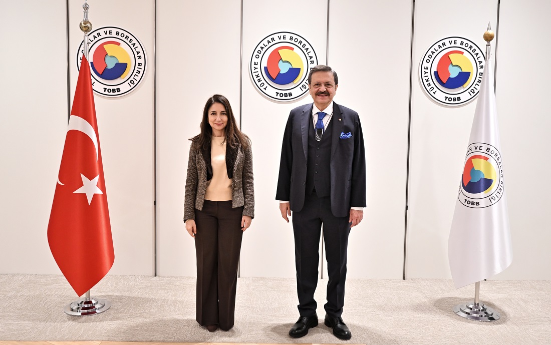 Hisarcıklıoğlu, Büyükelçi Yaprak Balkan ile görüştü