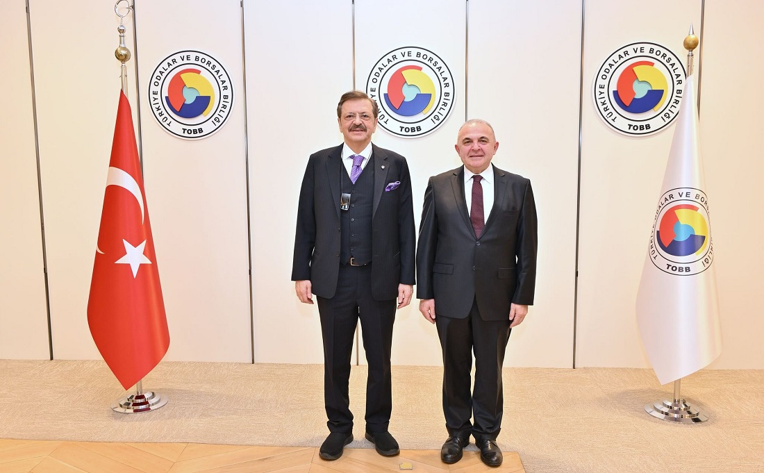 Hisarcıklıoğlu, Büyükelçi Mekin Mustafa Kemal Ökem ile görüştü