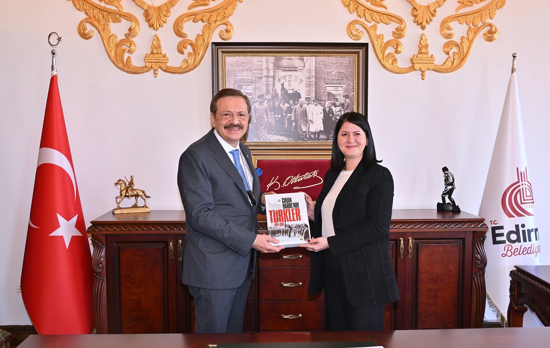 Hisarcıklıoğlu, Edirne Belediye Başkanı Akın’ı ziyaret etti
