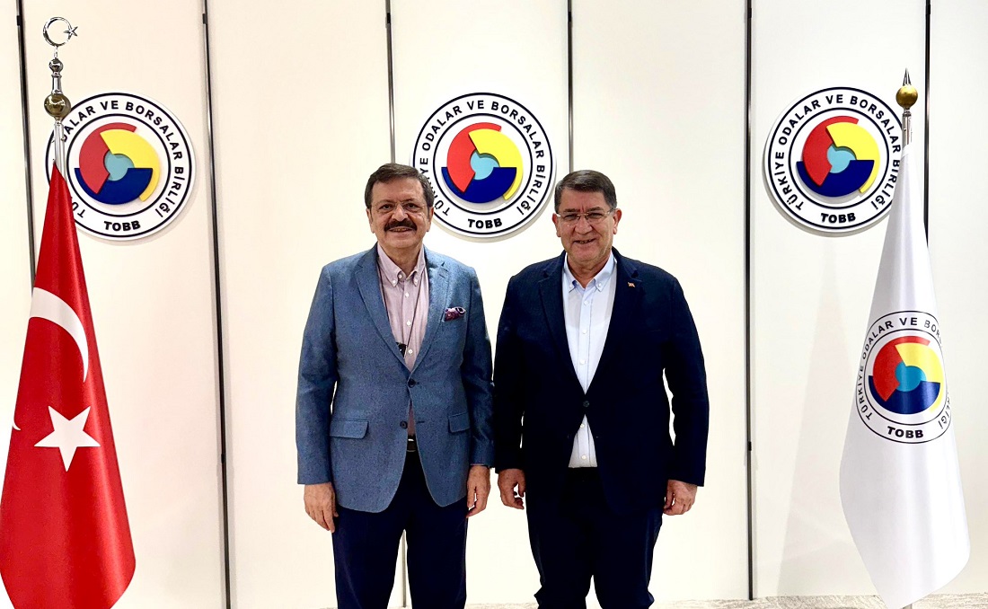 Hisarcıklıoğlu, TESK Başkan Vekili Adlıhan Dere’yi kabul etti
